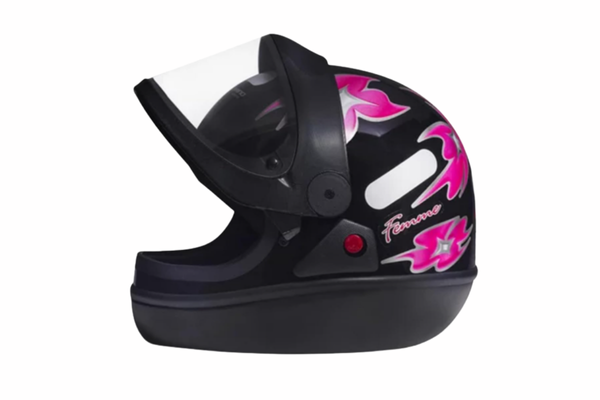 Capacete San Marino Femme Preto Automático Original